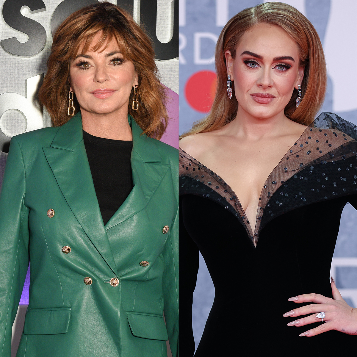 See Adele’s Most Relatable Reaction to Seeing Shania Twain at Her Show