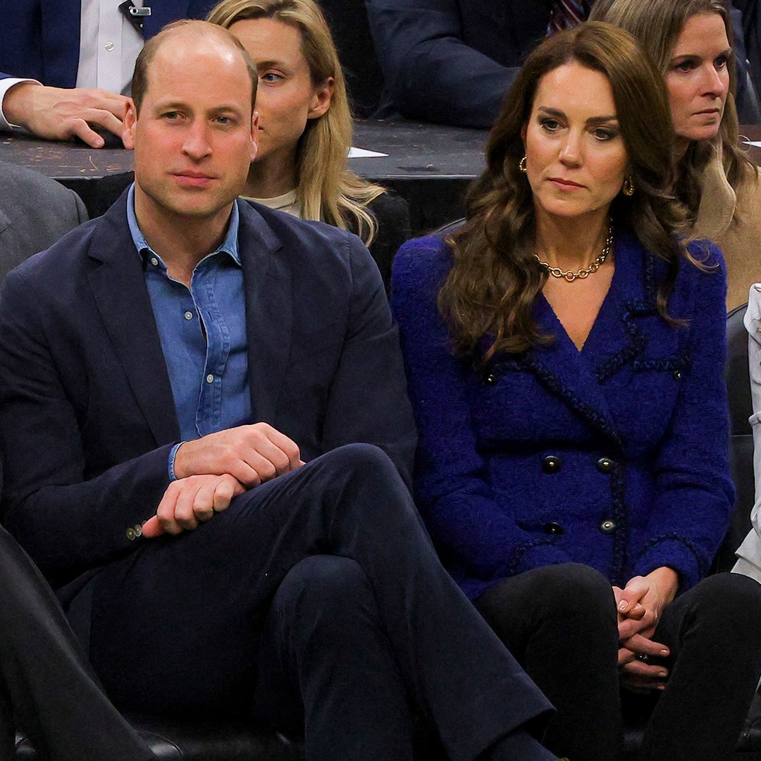 See Prince William & Kate Middleton's Appearance at Celtics Game
