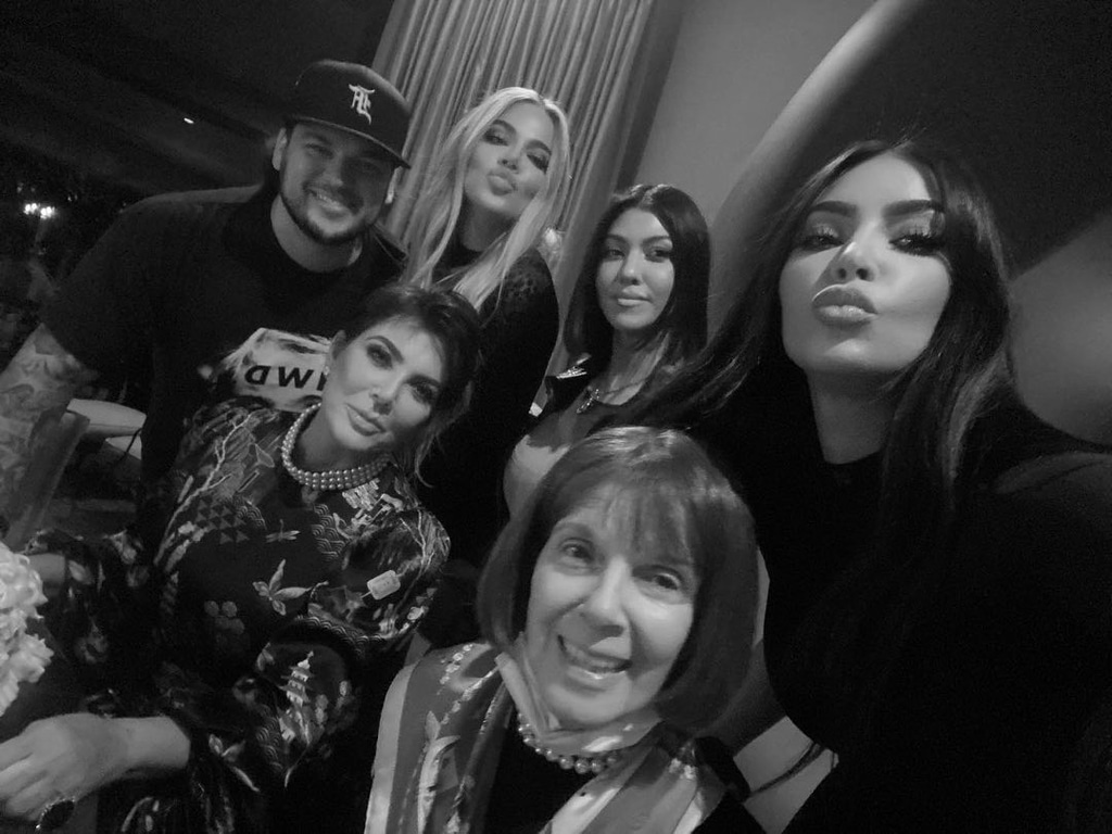 Rob Kardashian Makes Rare Appearance at Kris Jenner's Birthday Party - E! Online
