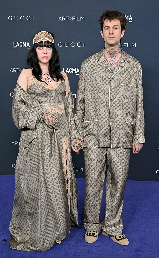 Billie Eilish Jesse Rutherford in Gucci For Red Carpet Debut - E! Online