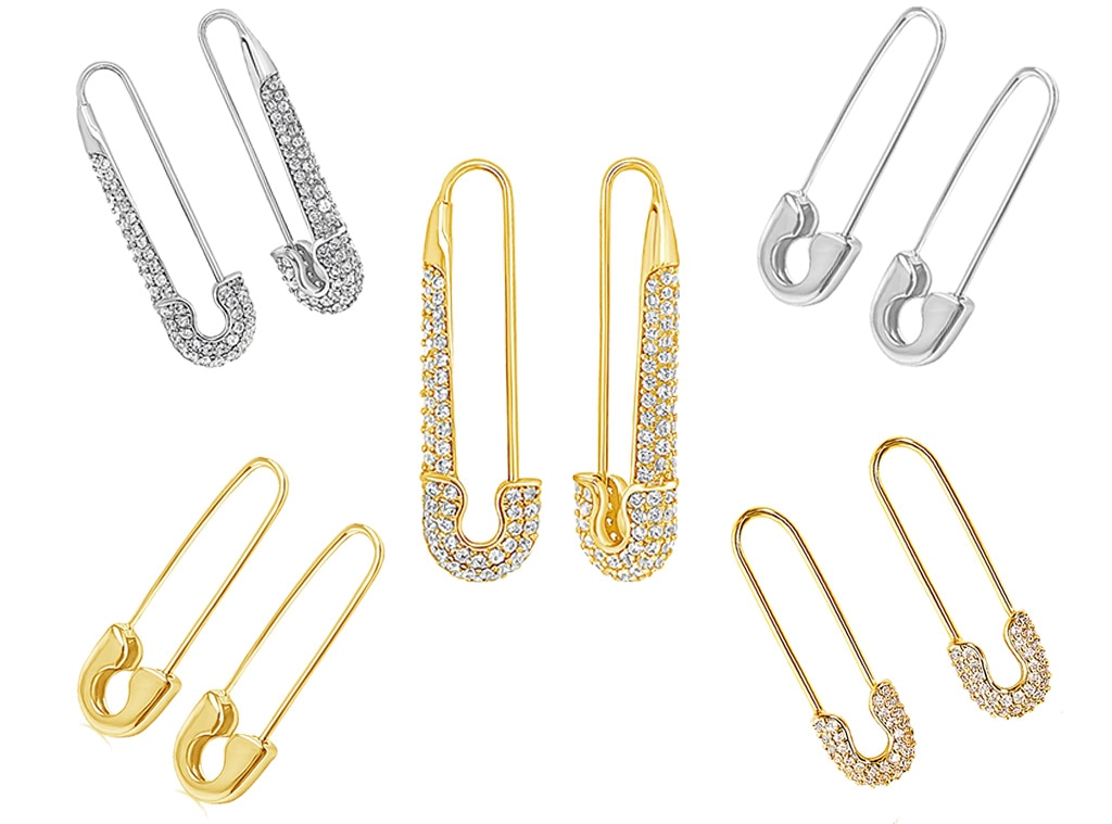 E-Comm: Safety Pin Earrings