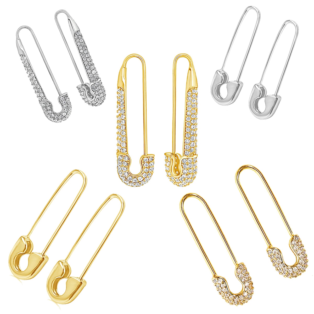 9ct Gold Paperclip Link Drop Earrings | Goldmark (AU)