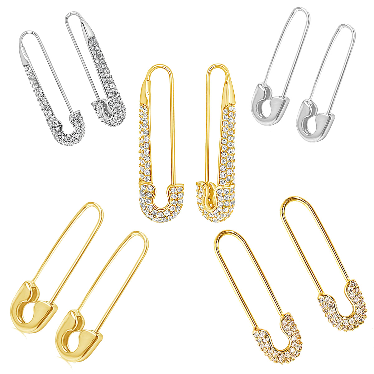 These $15 Safety Pin Earrings Have Over 1,600 Five-Star  Reviews
