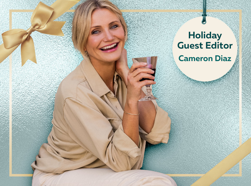 How E! Guest Editor Cameron Diaz Is Kicking Off the Holiday Season