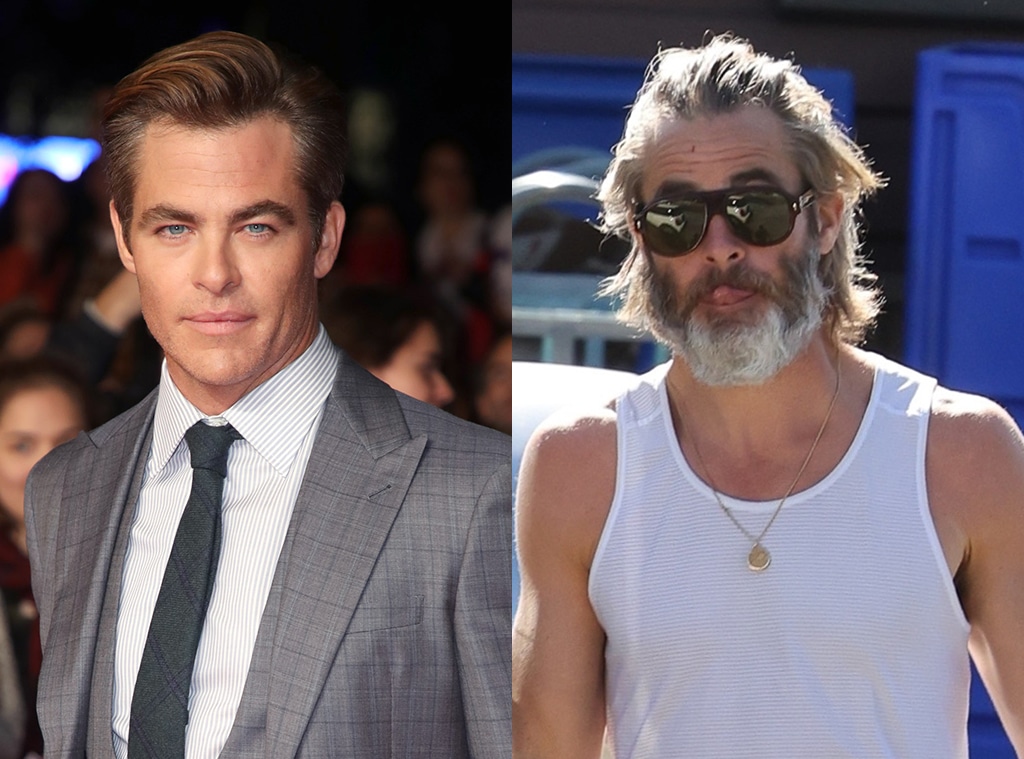 Chris Pine Is Unrecognizable Sporting a Beard and Long Hair - E! Online