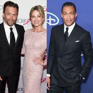 Amy Robach, Andrew Shue and T.J. Holmes 