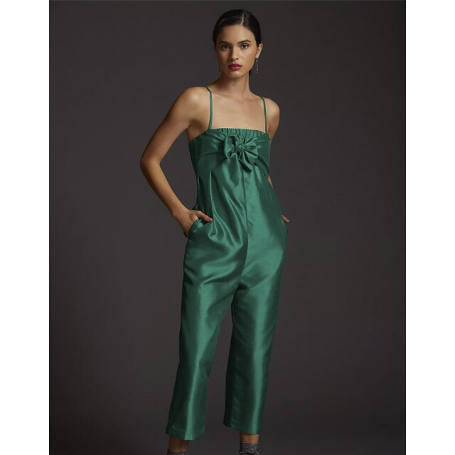 Never Pay Full Price for Pilcro Strapless Polished Wide-leg Jumpsuit