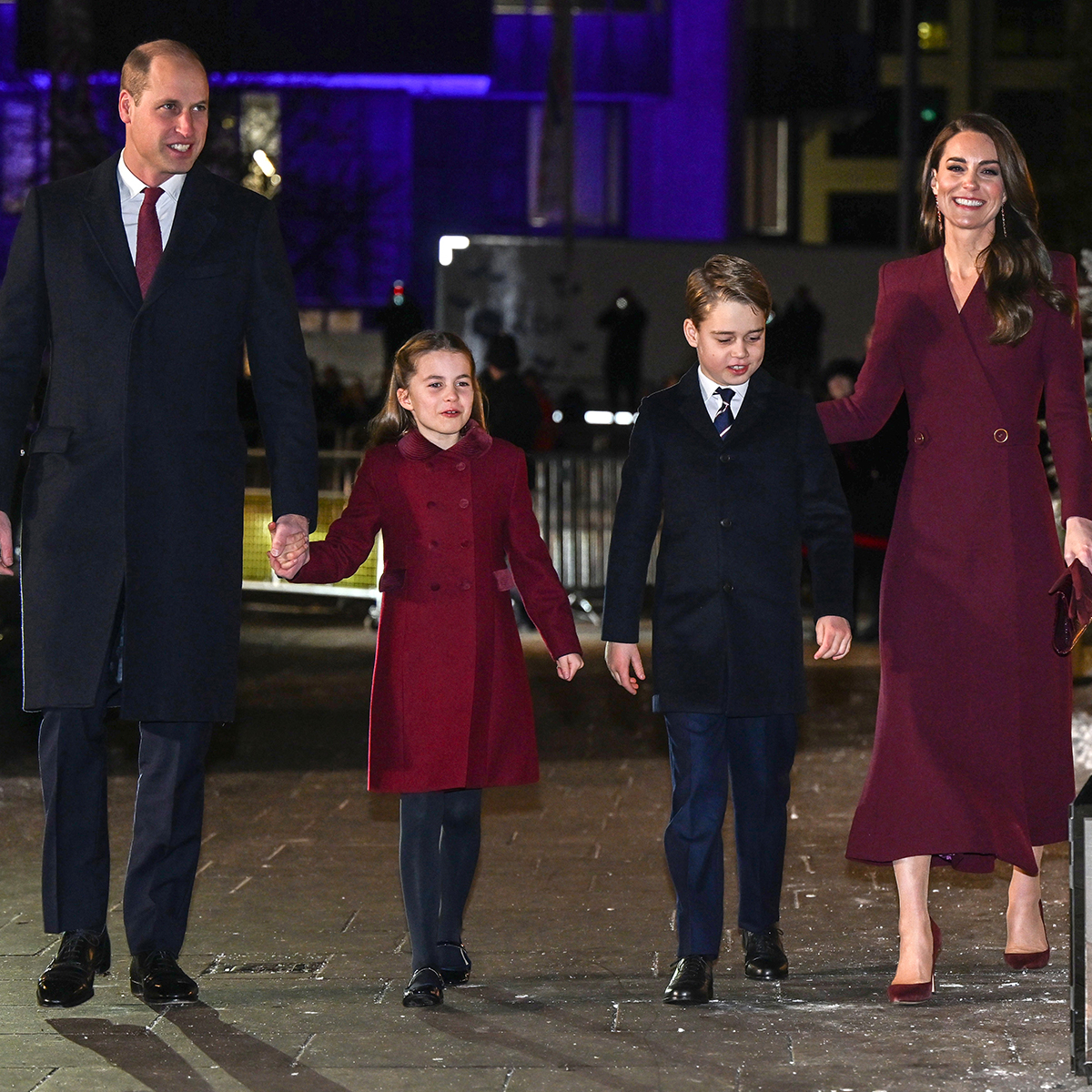 Prince William, Prince George and Princess Charlotte Support Kate Middleton at Christmas Carol Service – E! Online