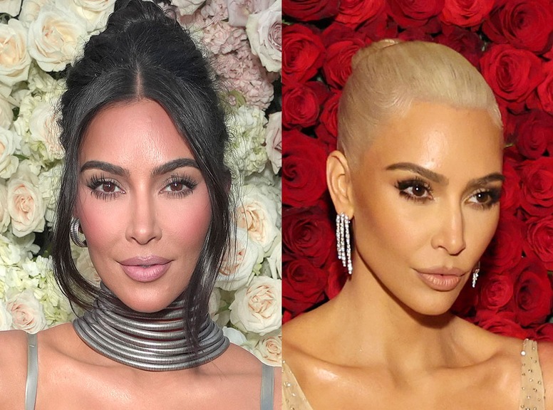 Kim Kardashian Hair Transformation