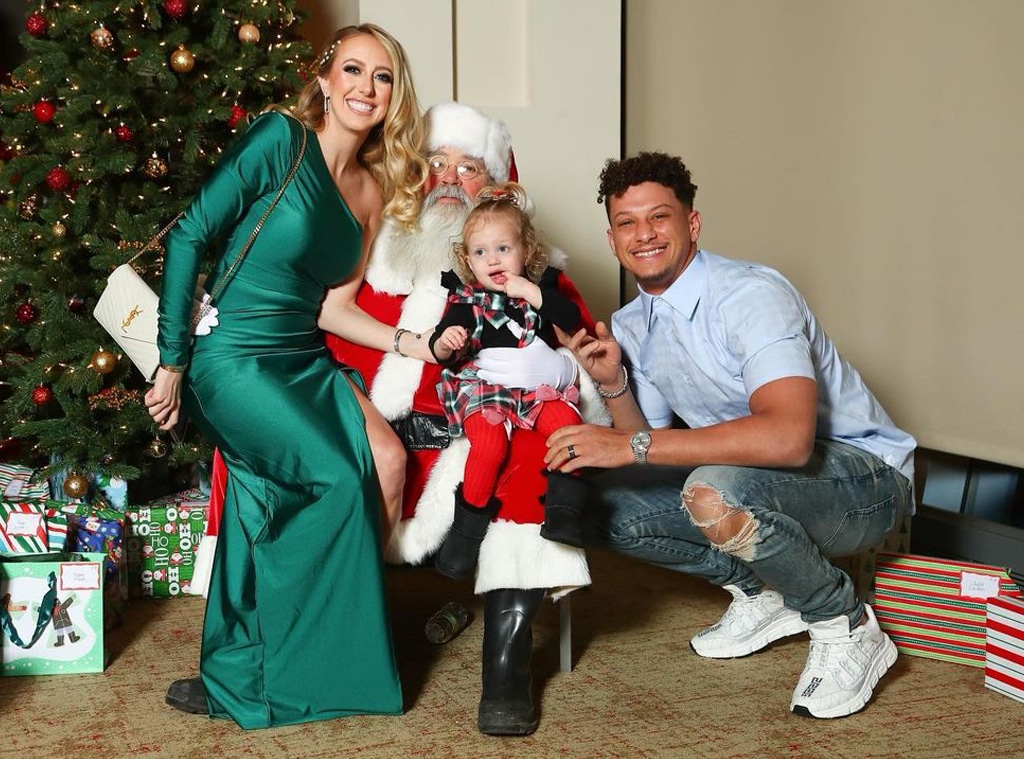 See Brittany and Patrick Mahomes' Daughter Sterling Meet Santa