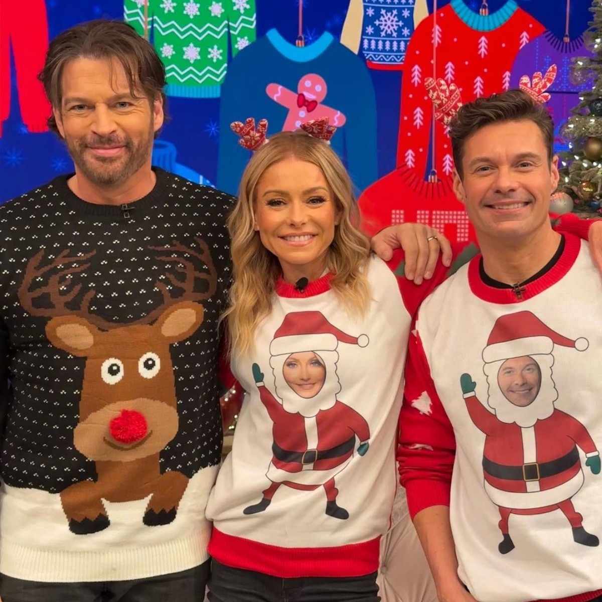 Celebrity ugly christmas sweater sale