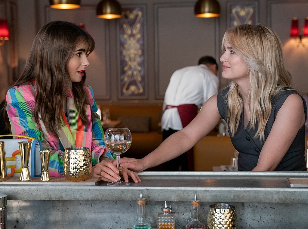 Camille Razat, Lily Collins, Emily in Paris, S3