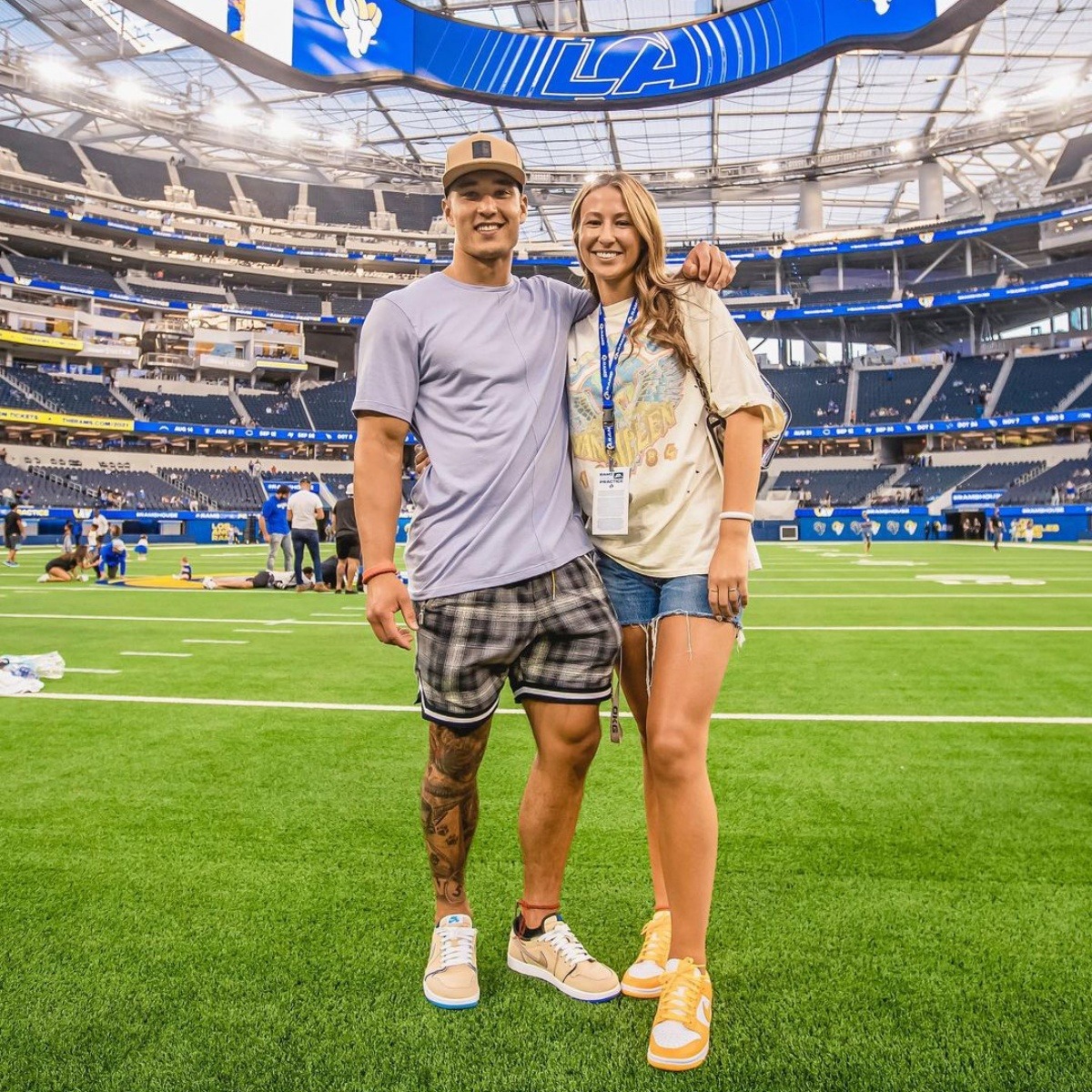 Rams safety Taylor Rapp proposes to high school sweetheart on