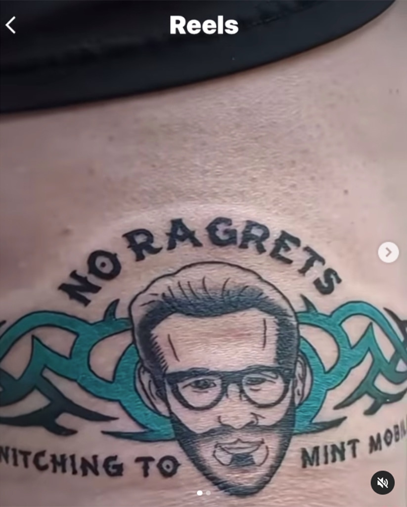 Blake Lively Tempted to Get Thigh Tattoo of Ryan Reynolds Face 3 Ryan Reynolds, tattoo, Instagram