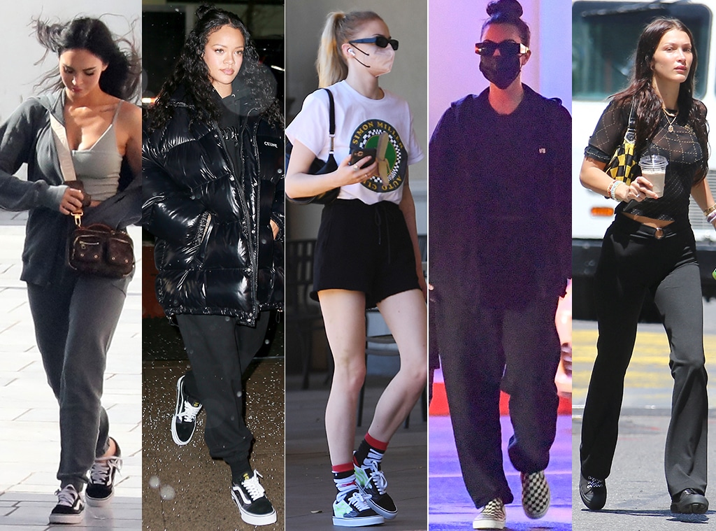 E-comm: Celebs Wearing Vans