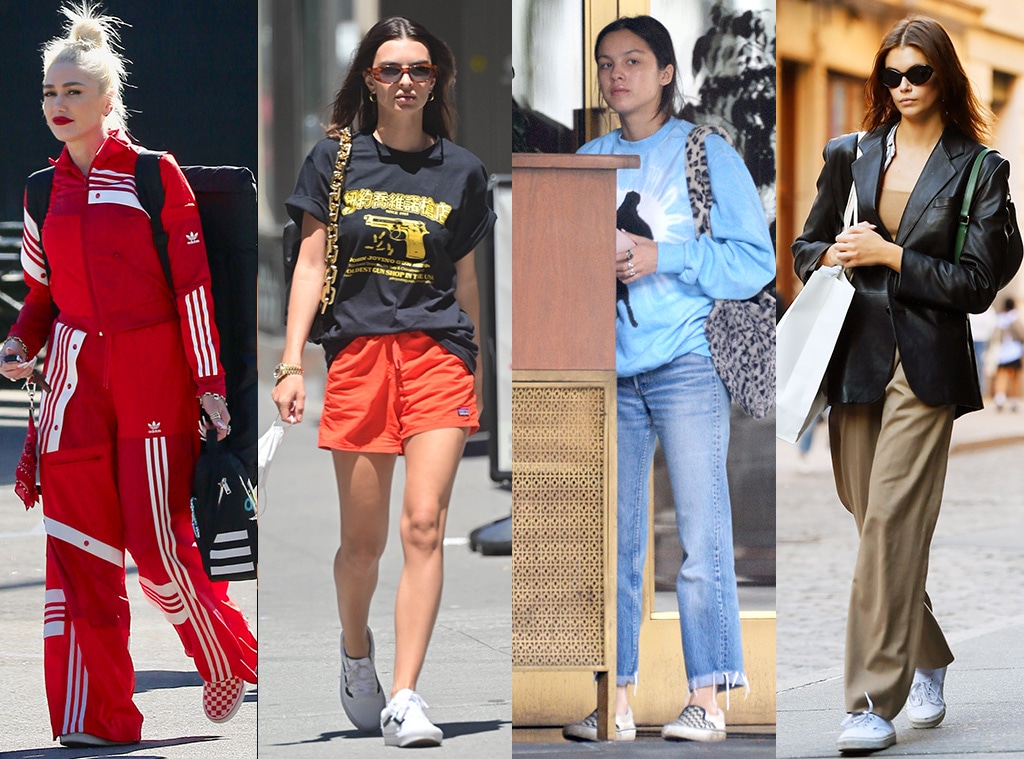 Celebrities wearing old skool vans Clearance