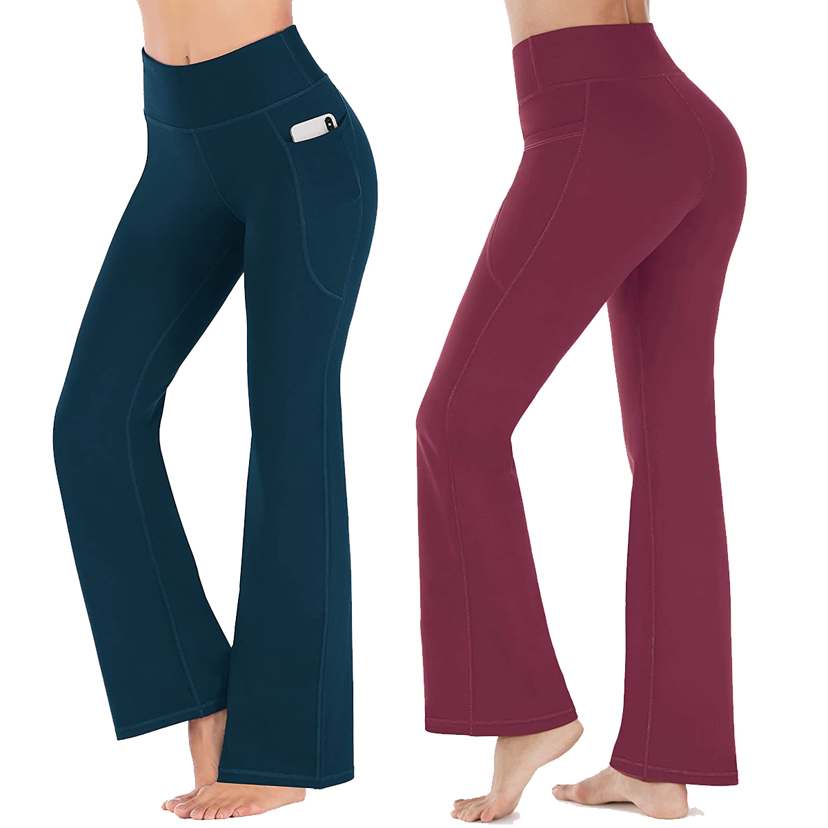 St. Patrick's Day of Deals Bootcut Yoga Pants for Women Palazzo Pant Ladies Plus  Size Workout Gym Sweatpants Solid Color Pockets Cargo Trousers - Yahoo  Shopping