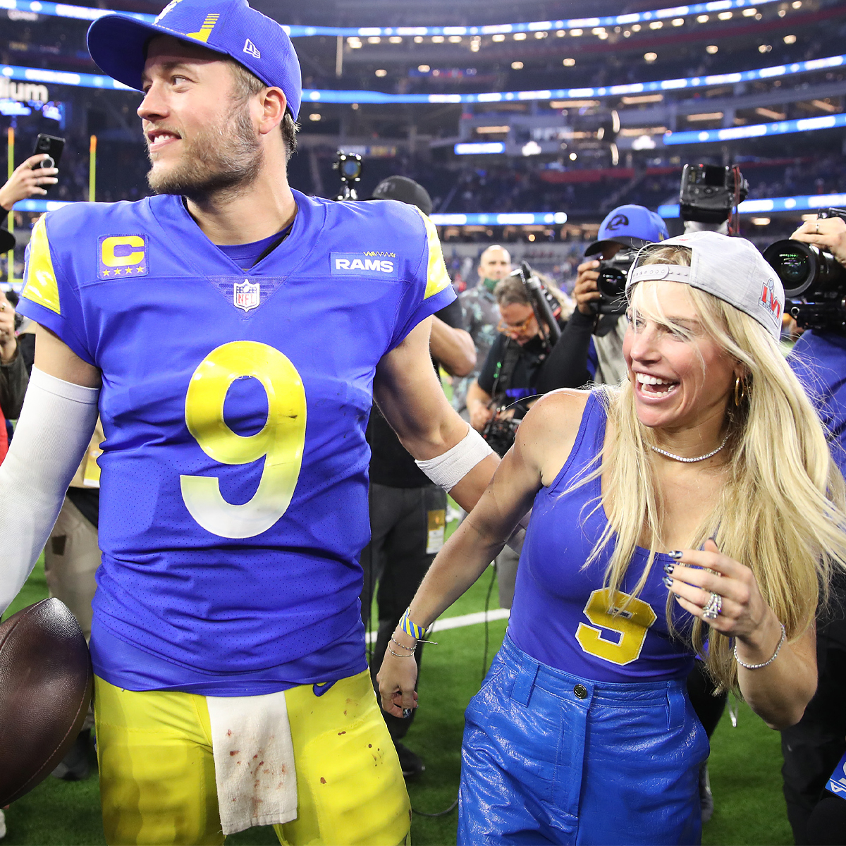 Matthew Stafford's Wife Kelly Claps Back at Critics After Super Bowl