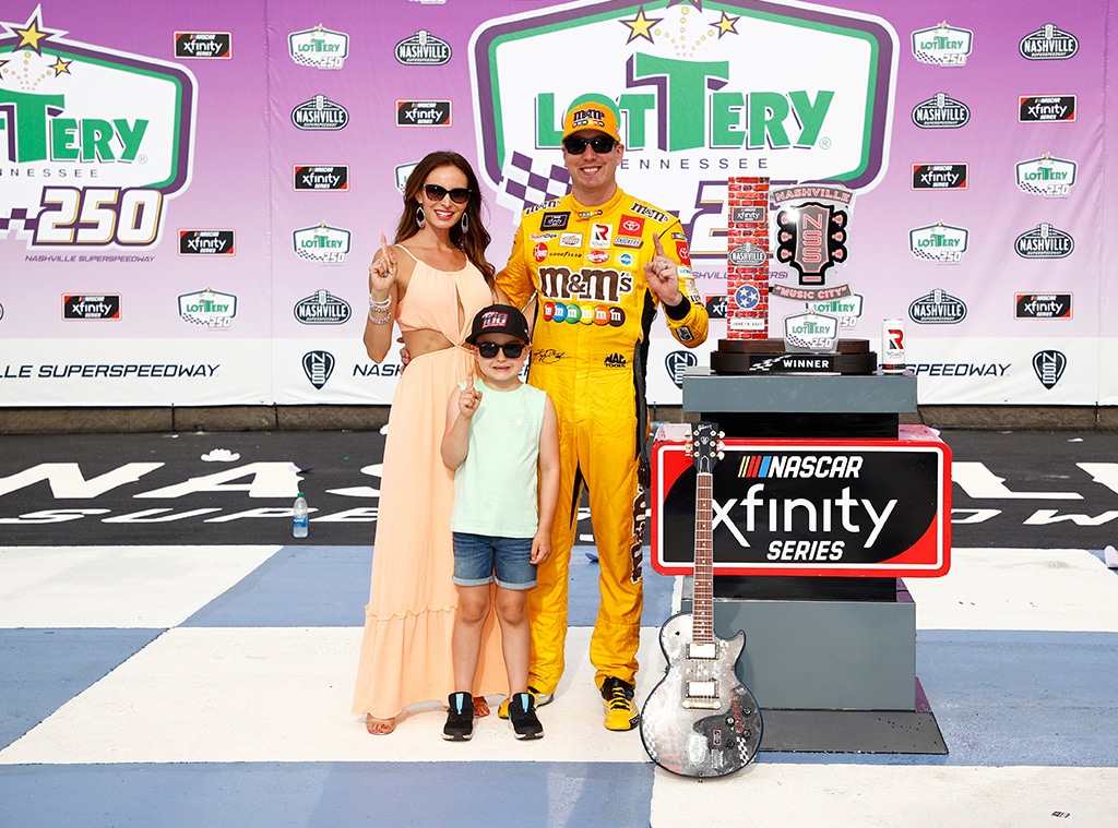 Nascar Driver Kyle Busch S Romance With Samantha Is Full Speed Ahead E Online Nascar Driver Kyle Busch S Romance With Samantha Is Full Speed Ahead E Online