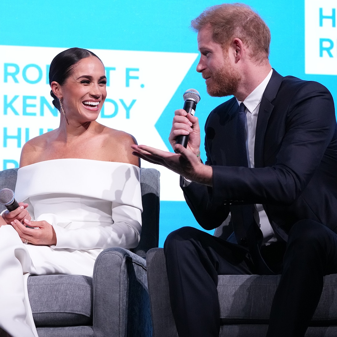 Prince Harry Jokes About "Date Night" With Meghan Markle at Awards Gala thumbnail