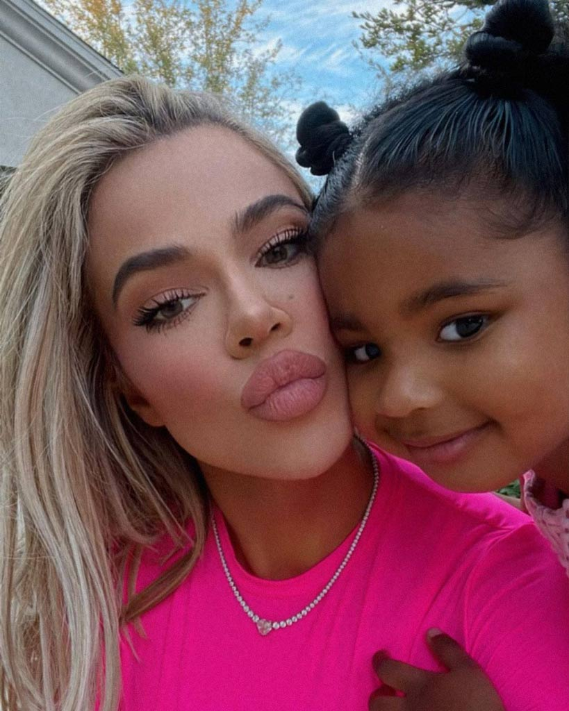 Khloe Kardashian Twins With Daughter True Thompson in Purr-fect Look