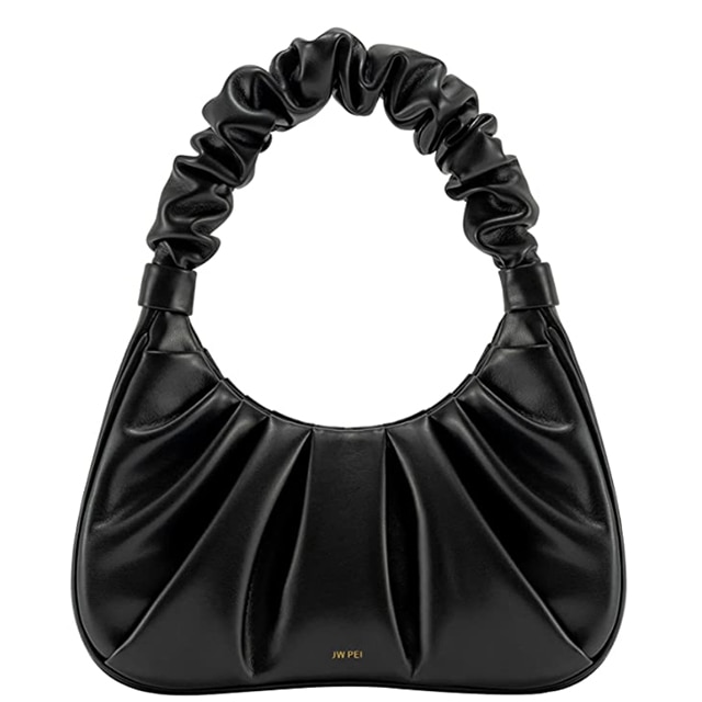 JW Pei Gabbi Ruched Hobo Handbag worn by Paige DeSorbo as seen in