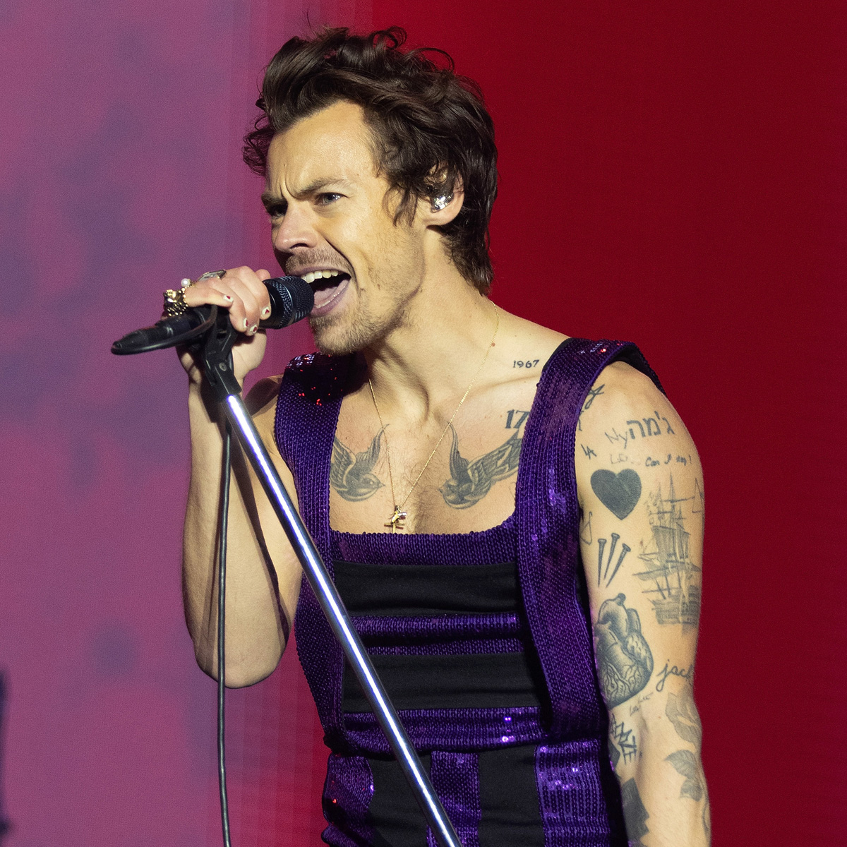 Harry Styles Suffers Rips His Pants During L.A. Concert