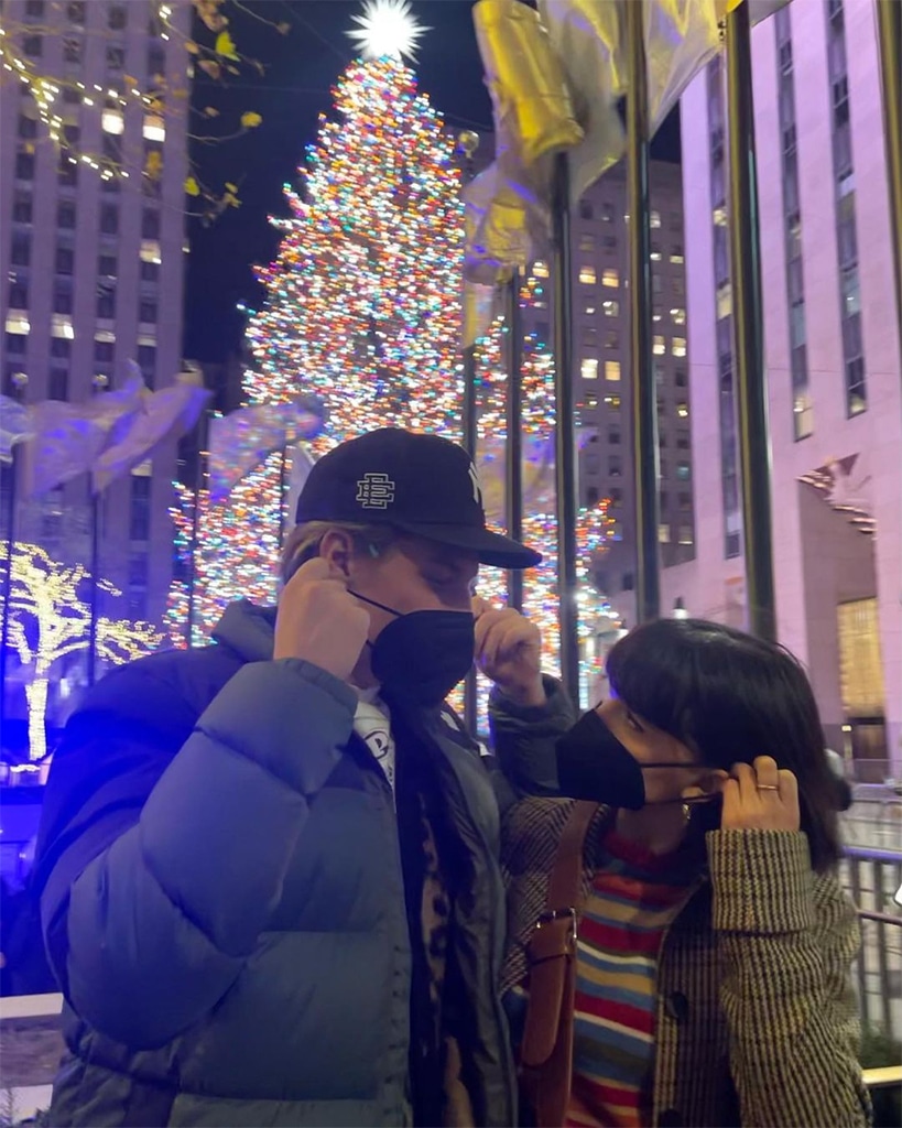 Millie Bobby Brown, Jake Bongiovi, December 2021, Instagram