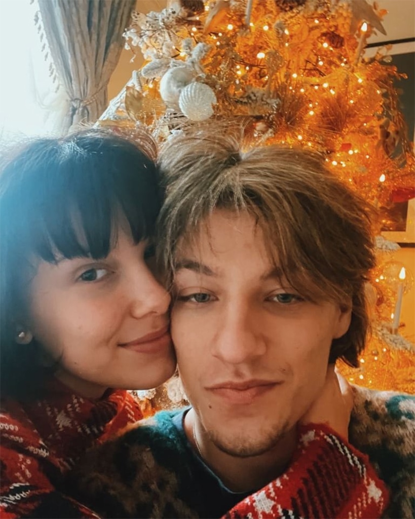 Millie Bobby Brown, Jake Bongiovi, December 2021, Instagram