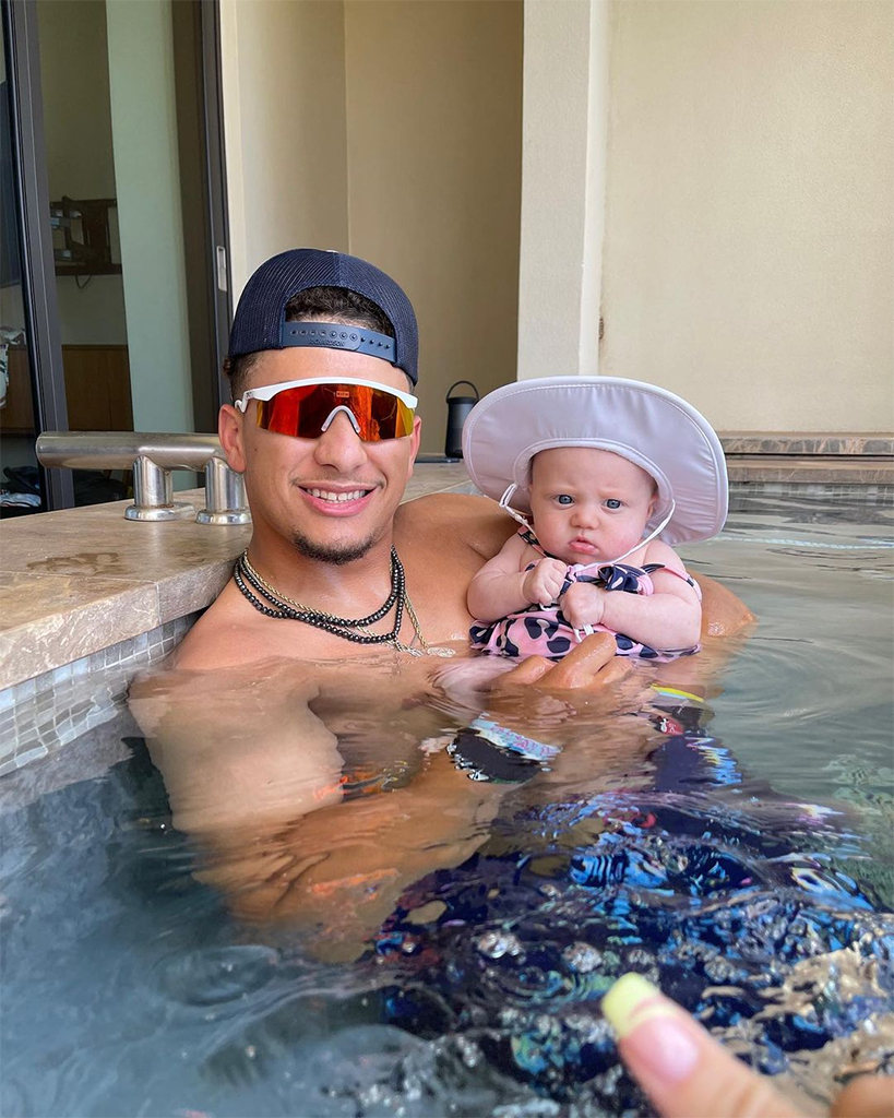 Patrick Mahomes and Brittany Matthews Share Family Photo with Baby