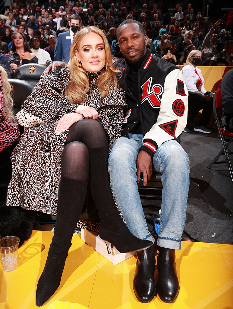 Adele Sits Courtside With Boyfriend Rich Paul at Lakers Game
