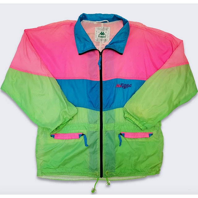 Vintage Hooded Windbreaker Green Navy Blue Men's | Retro 80s Light Rain Coat Outerwear | 90s Festival Rave Fall Spring Shell Wind Raincoat L
