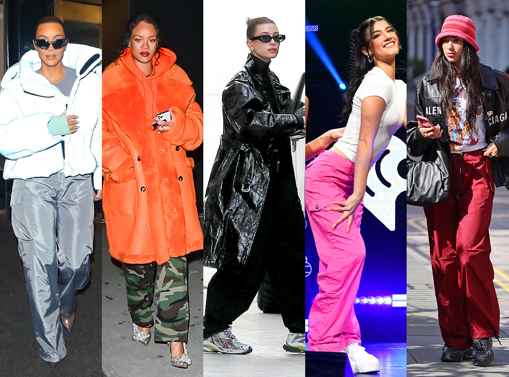 Ways To Wear the Cargo Pants Trend Like Rihanna, Kim Kardashian & More