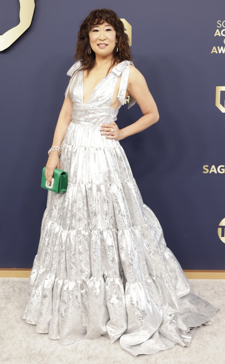 Sandra Oh, 2022 SAG Awards, 2022 Screen Actors Guild Awards, Red Carpet Fashion