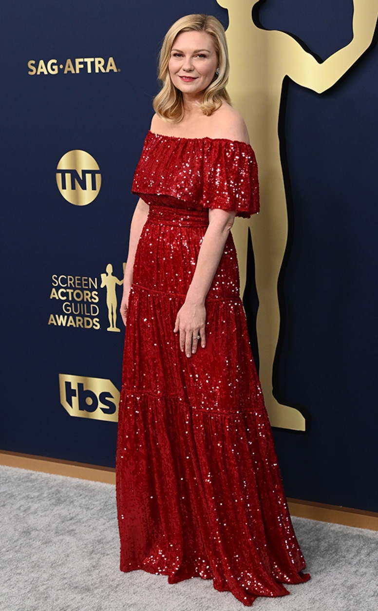 Kirsten Dunst, 2022 SAG Awards, 2022 Screen Actors Guild Awards, Red Carpet Fashion