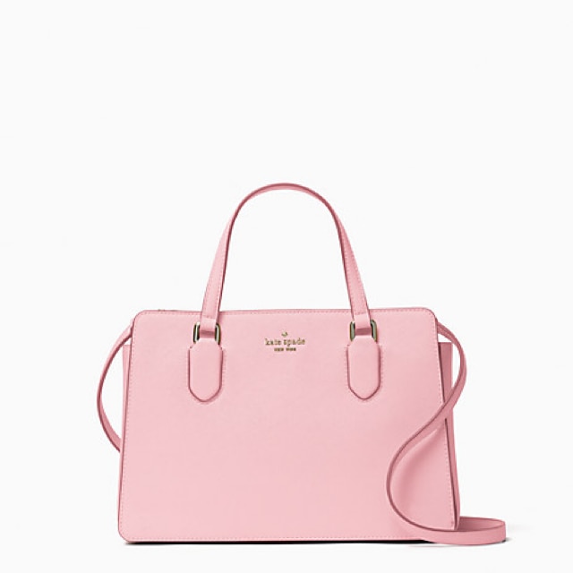 At Kate Spade Outlet store yesterday (didn't see it on the website). They  had the large and small size - I love this color and shape for summer! :  r/handbags