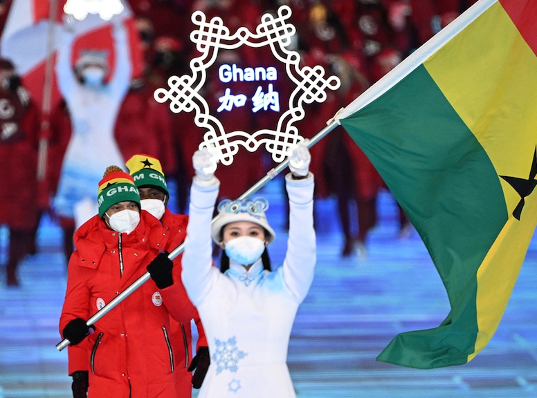2022 Beijing Winter Olympics, Opening Ceremony, Team Ghana
