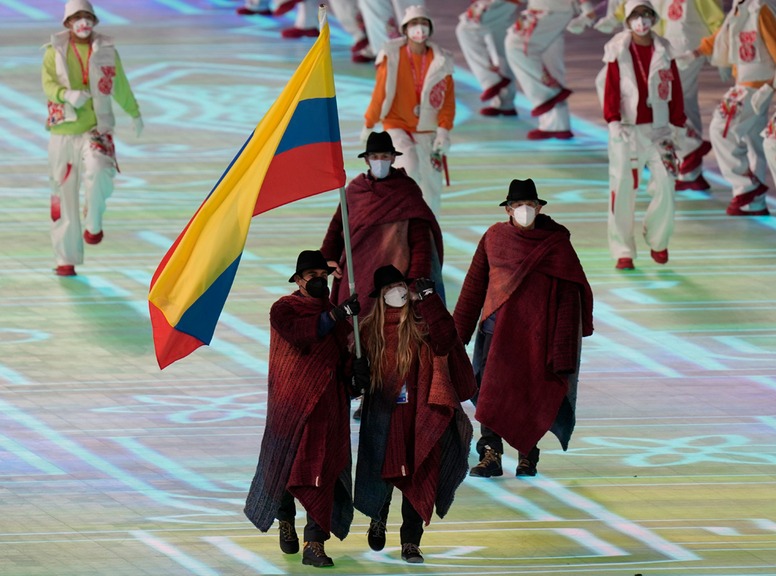 2022 Beijing Winter Olympics, Opening Ceremony, Team Colombia