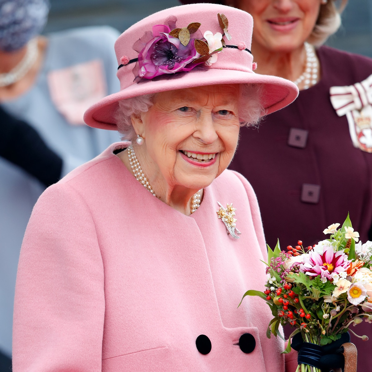 Queen Elizabeth, Smiling