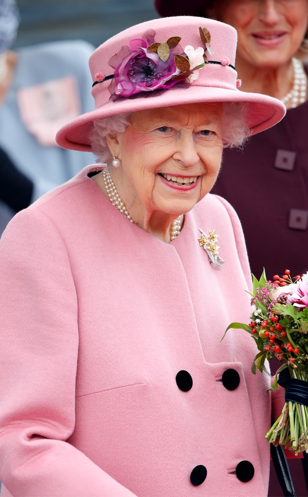 Mbretëresha Elizabeth, e buzëqeshur