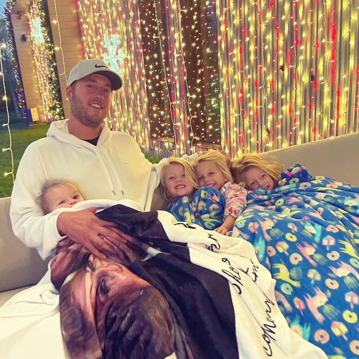 Los Angeles Rams Quarterback Matthew Stafford Is a Proud Girl Dad! Meet His  4 Daughters With Wife Kelly Stafford
