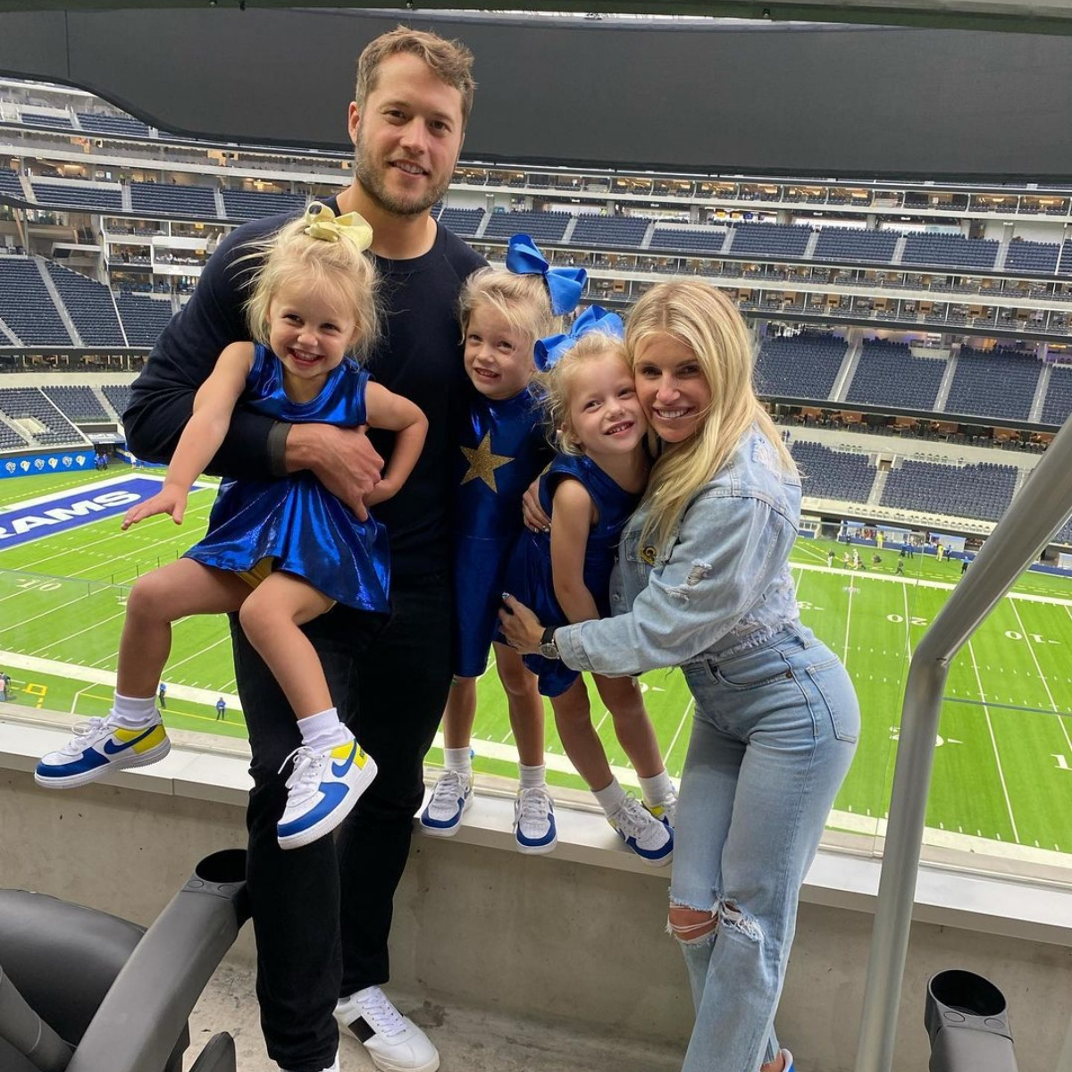 Matthew Stafford's Four Daughters Pose for First Day of School Photos