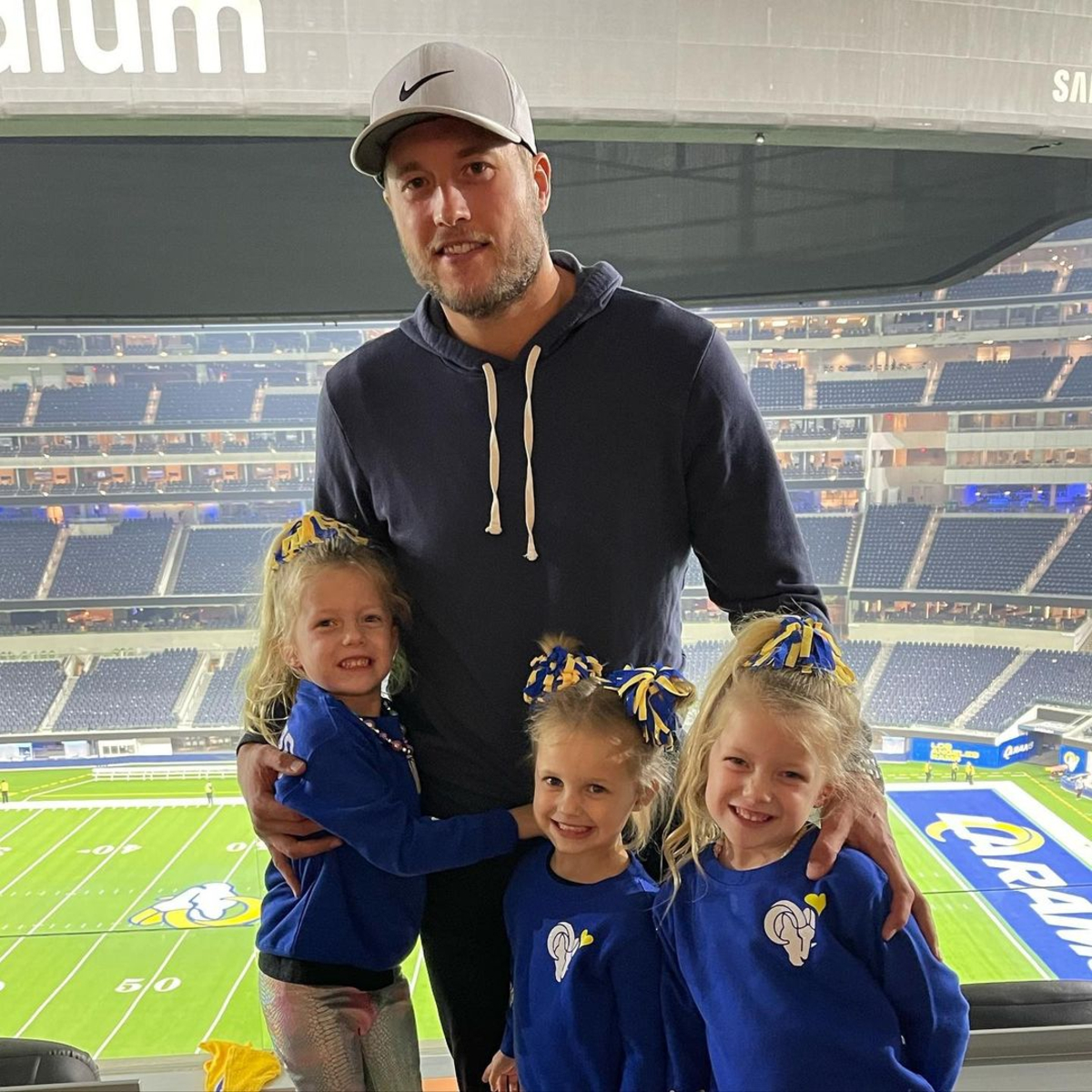 Why NFL Quarterback Matthew Stafford Is the MVP of Football Girl Dads