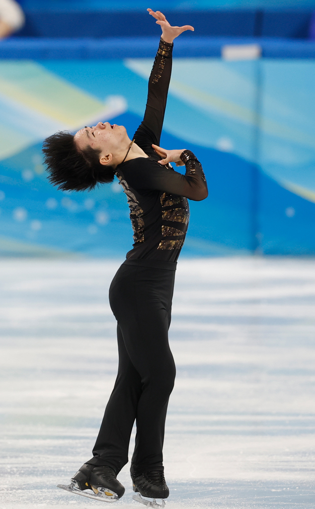 2022 Beijing Winter Olympics, Candids, Day 2, Yuma Kagiyama of Japan