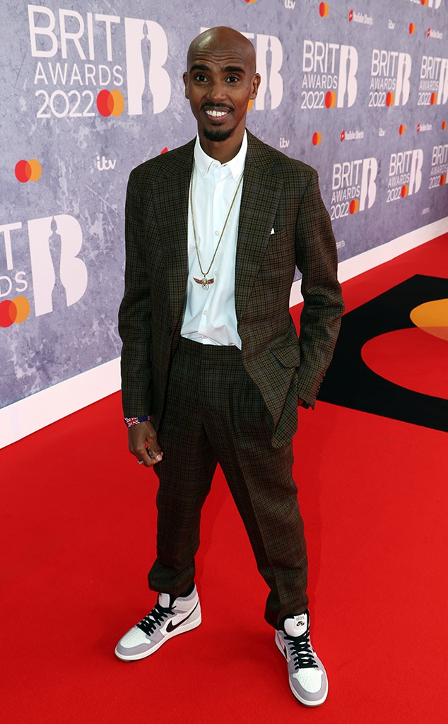 Sir Mo Farah, 2022 BRIT Awards, Red Carpet Fashion