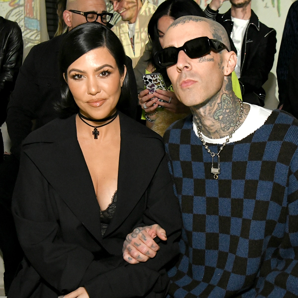 Proof Kourtney Kardashian and Travis Barker s Family Is Fashionable AF