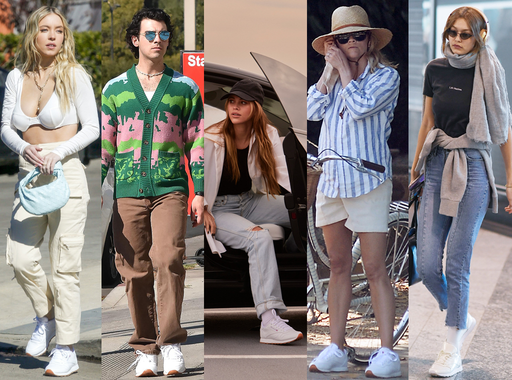 Celebs Prove Reebok Classic Leather Sneakers Are Here To Stay