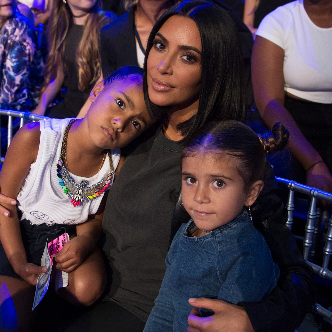 Kim Kardashian, North West & Penelope Disick Rework Into Emo Ladies Kim Kardashian, North West & Penelope Disick Rework Into Emo Ladies