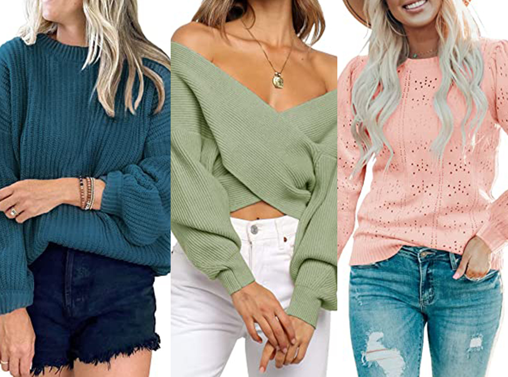 E-comm: Amazon Spring Sweaters