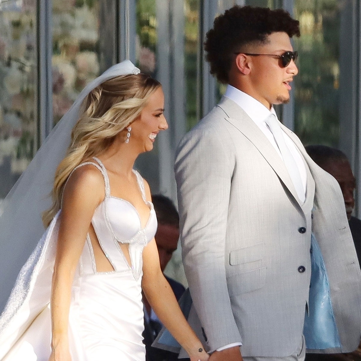 Patrick Mahomes' Daughter Rode Down the Aisle in Mini Car at Wedding